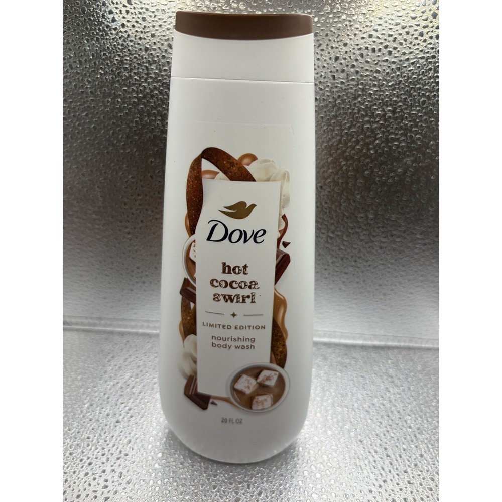 Dove Hot Cocoa Swirl Limited Edition Holiday Treats Body Wash 20fl oz -  NEW